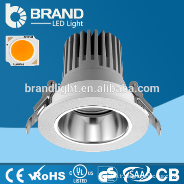 2016 Nouveau design Aluminium Dimmable COB LED Downlight 12W, CE RoHS